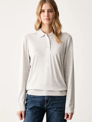 Gant longsleeve damski z modalem szary