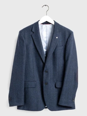 GANT Marynarka Męska Slim W Jodełkę