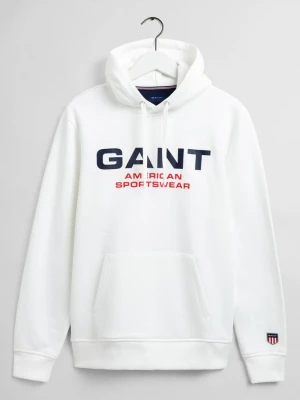 GANT męska bluza z kapturem z motywem Retro Shield