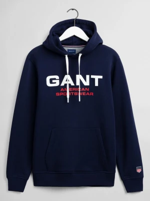 GANT męska bluza z kapturem z motywem Retro Shield