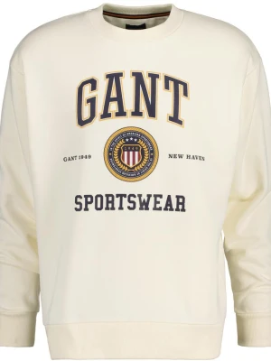 GANT męska bluza z okrągłym dekoltem i motywem Crest Shield