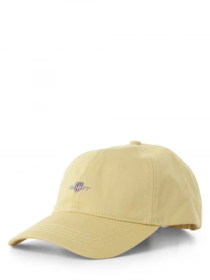 Gant Męska czapka z daszkiem Mężczyźni Bawełna żółty jednolity, L/XL