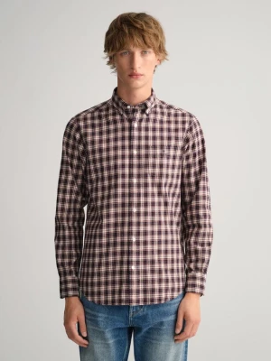 GANT męska flanelowa koszula w kratkę Regular Fit