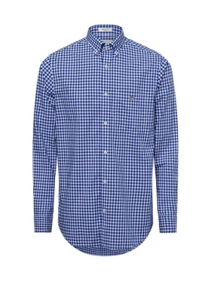 Gant Męska koszula casual Mężczyźni Regular Fit Bawełna niebieski|biały,