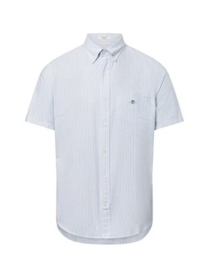 Gant Męska koszula casual Mężczyźni Regular Fit Bawełna niebieski w paski,