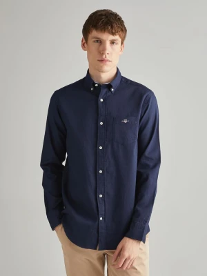 Męska Koszula O Fakturze Plastra Miodu Regular Fit GANT