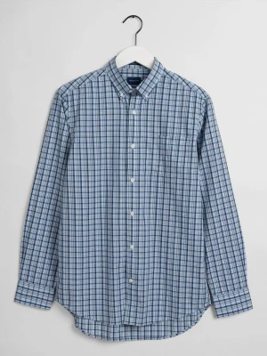 GANT męska koszula w kratkę Tp indygo Regular Fit