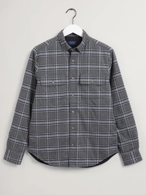 GANT męska koszula wierzchnia w kratkę ocieplana