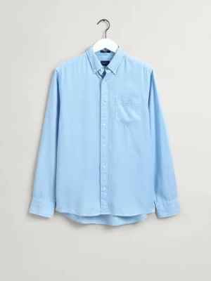 GANT męska koszula z lyocellu farbowana w całości Pure Prep Regular Fit