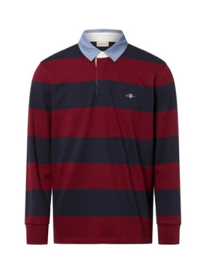 Zdjęcie produktu Gant Męska koszulka polo Mężczyźni Bawełna czerwony|niebieski w paski,