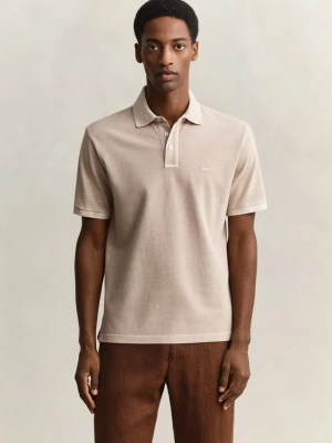 Gant Męska koszulka polo piqué Mężczyźni Bawełna (100%) beżowy,