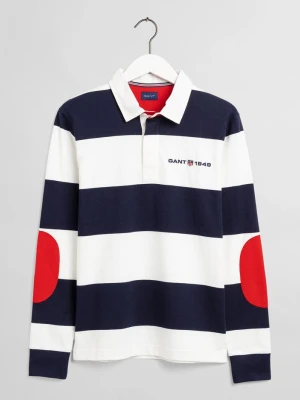 GANT męska koszulka rugby z motywem Retro Shield