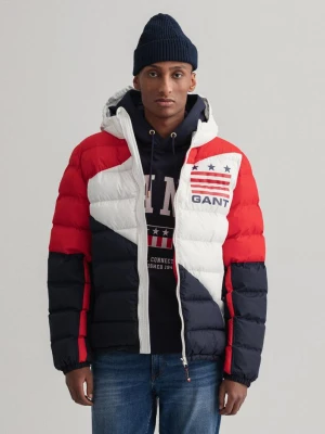 GANT męska kurtka ocieplana w kolorowe bloki