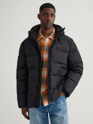 Gant Erkek Siyah Regular Fit Kapüşonlu Mont