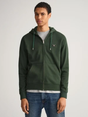 Gant Erkek Yeşil Regular Fit Kapüşonlu Sweatshirt