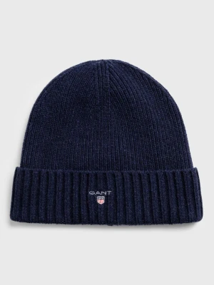 GANT męska wełniana czapka typu beanie z podszewką