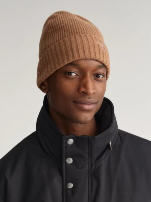 GANT męska wełniana czapka typu beanie z podszewką