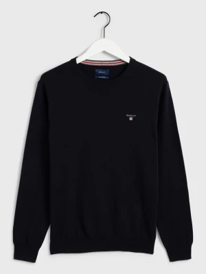 GANT męski sweter z wełny z okrągłym dekoltem