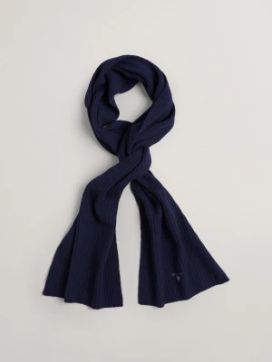 GANT męski szalik z dzianiny wełnianej