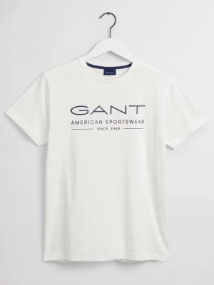 GANT męski T-shirt letni z krótkim rękawem