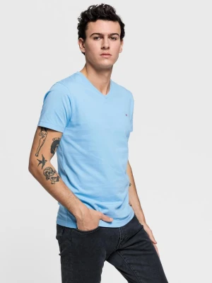 GANT męski T-shirt Original z dekoltem w kształcie litery V Slim Fit