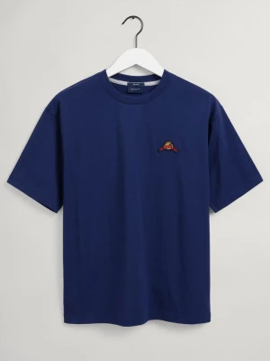 Zdjęcie produktu GANT męski T-shirt Relaxed Fit z motywem World Crest