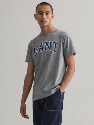 GANT męski T-shirt szary Regular Fit