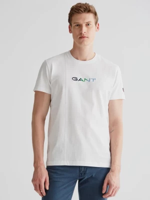 GANT Męski t-shirt z bawełny