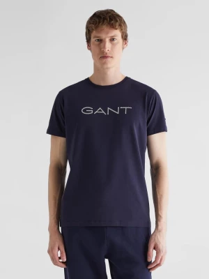 GANT Męski t-shirt z bawełny