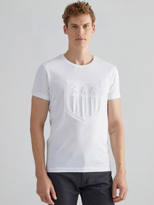 GANT Męski T-shirt z logo o kroju Regular Fit