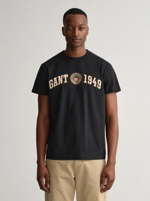 GANT męski T-shirt z motywem Crest Shield