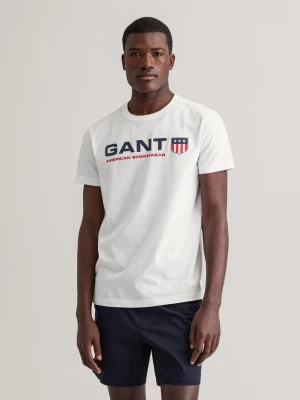 GANT męski T-shirt z motywem Retro Shield