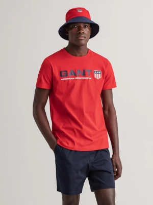 GANT męski T-shirt z motywem Retro Shield