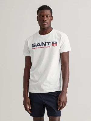 GANT męski T-shirt z motywem Retro Shield