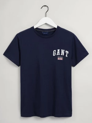 GANT męski T-shirt z nadrukiem