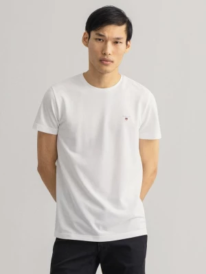 GANT Męski t-shirt z piki z krótkim rękawem SLIM FIT