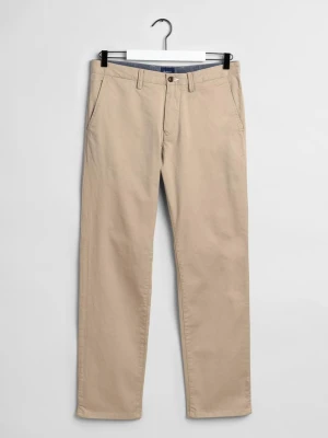 GANT męskie chinosy z diagonalu bawełnianego Regular Fit