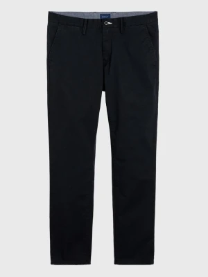 GANT męskie chinosy z diagonalu bawełnianego Slim Fit