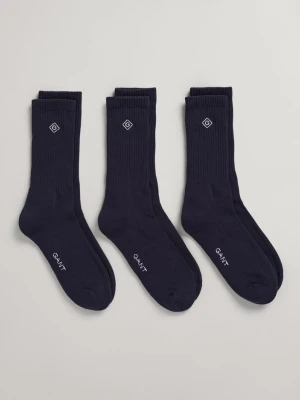 GANT męskie skarpety sportowe 3-pak