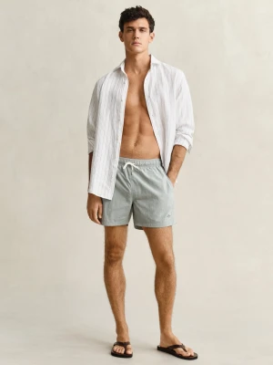 Gant Męskie spodenki kąpielowe Mężczyźni zielony jednolity,