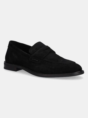 Gant mokasyny zamszowe Lozham męskie kolor czarny 31673115