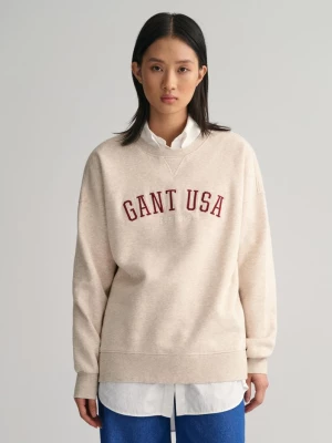 GANT Oversizowa bluza z okrągłym dekoltem GANT USA