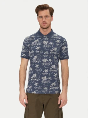 Gant Polo 2014058 Granatowy Regular Fit