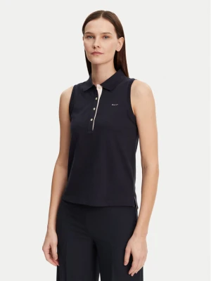 Gant Polo 4200560 Granatowy Regular Fit