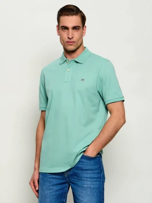 Gant Polo | Regular Fit | pique miętowy