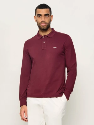 Gant Polo Rugger | Regular Fit bordowy