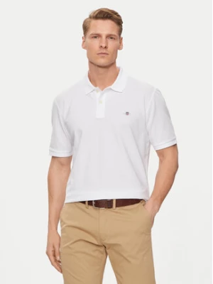 Gant Polo Shield 2210 Biały Regular Fit