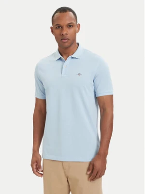 Gant Polo Shield  2210 Niebieski Regular Fit