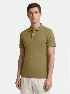 Zdjęcie produktu Gant Polo Shield 2210 Zielony ciemny Regular Fit