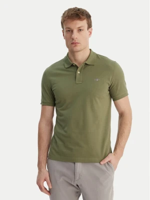Gant Polo Shield 2220 Zielony Slim Fit